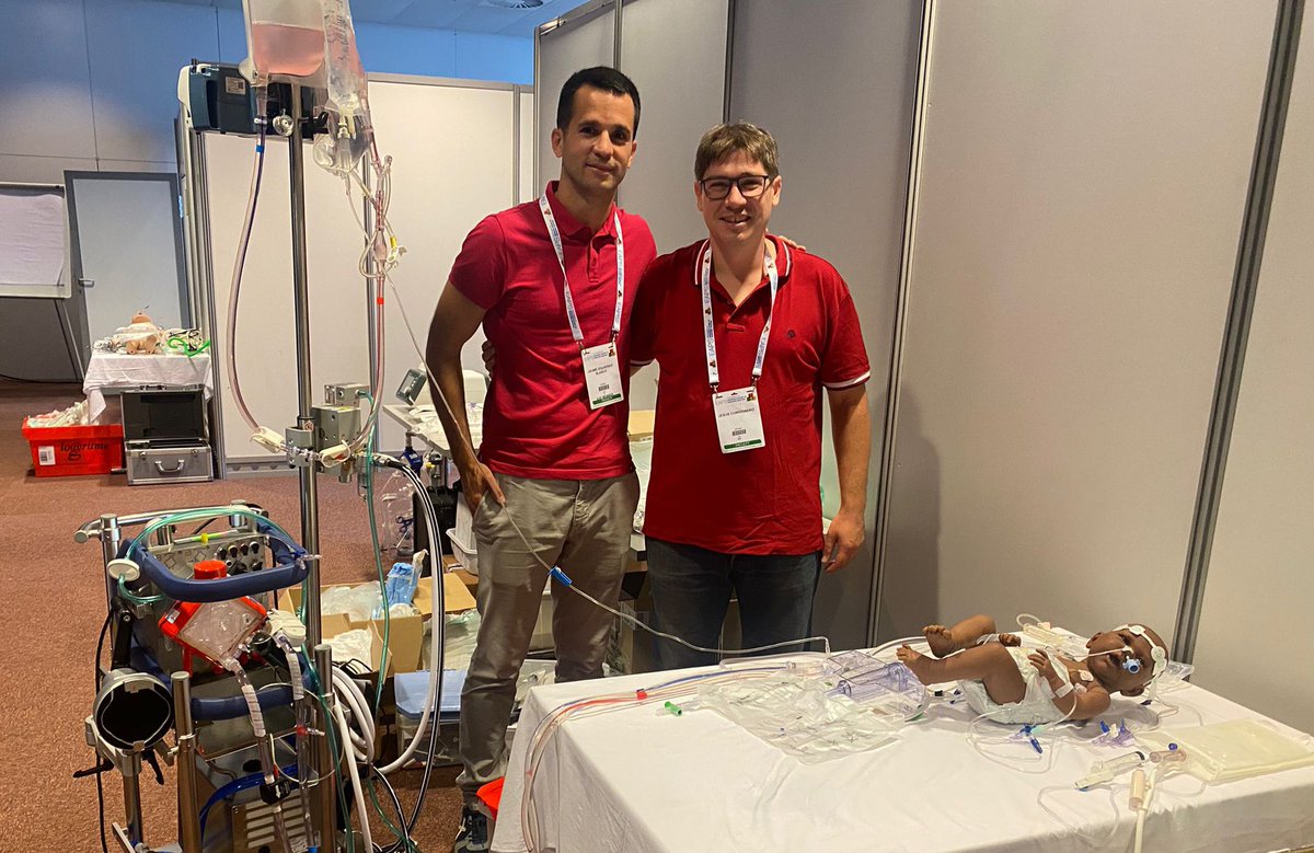 Ready for tomorrow! #simulation in #ECMO #EAPS2022 @ESPNIC_Society