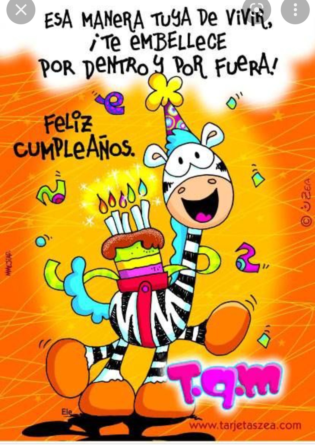 Feliz cumpleaños открытки
