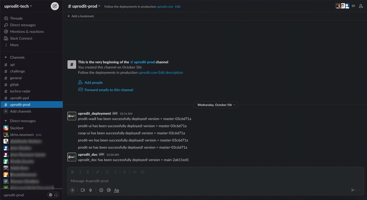 uproditnetwork's tweet photo. N'hésitez pas à rejoindre notre Slack pour suivre les déploiement de https://t.co/zkPr36JrEb ainsi que notre veille techno et nos formations sur comment fonctionne uprodit et comment utiliser ses API: rejoignez-nous en cliquant sur ce lien https://t.co/oyvsXhIx0v https://t.co/dahK62Bh68