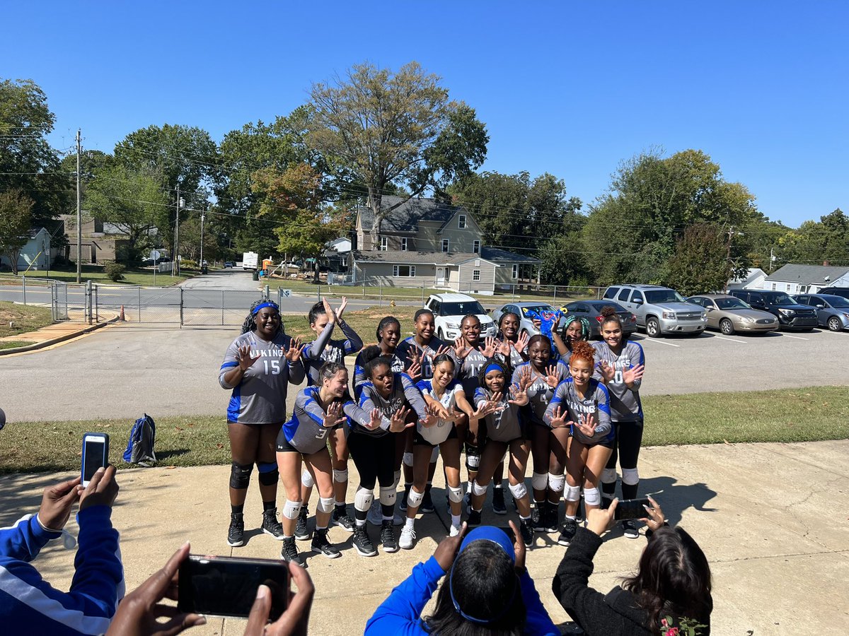 AND THAT’S THE WEEKEND!! @EcsuVolleyball go undefeated AGAIN in part two of the @CIAAForLife round-up! Coach David Brooks and the ladies are now 12-0 in round up play!  (since last year) 

the ladies now tout a 10-0 conference record! #undefeated #VikingPride3x 