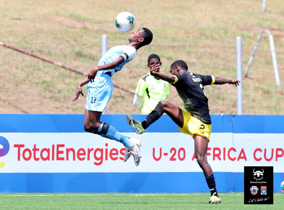Inyatsi's tweet photo. And that wraps up our Sunday football. We congratulate game winners,Botswana and Zambia 
Botswana 1 - 0 Mauritius
Eswatini 0 -  2 Zambia 

Man of the match:
Botswana Vs Mauritius: Oarabile Sekwai, Botswana
Eswatini Vs Zambia: Charles Mumba, Zambia 
Join us again tomorrow at 12:00 https://t.co/QdT37uW4dz