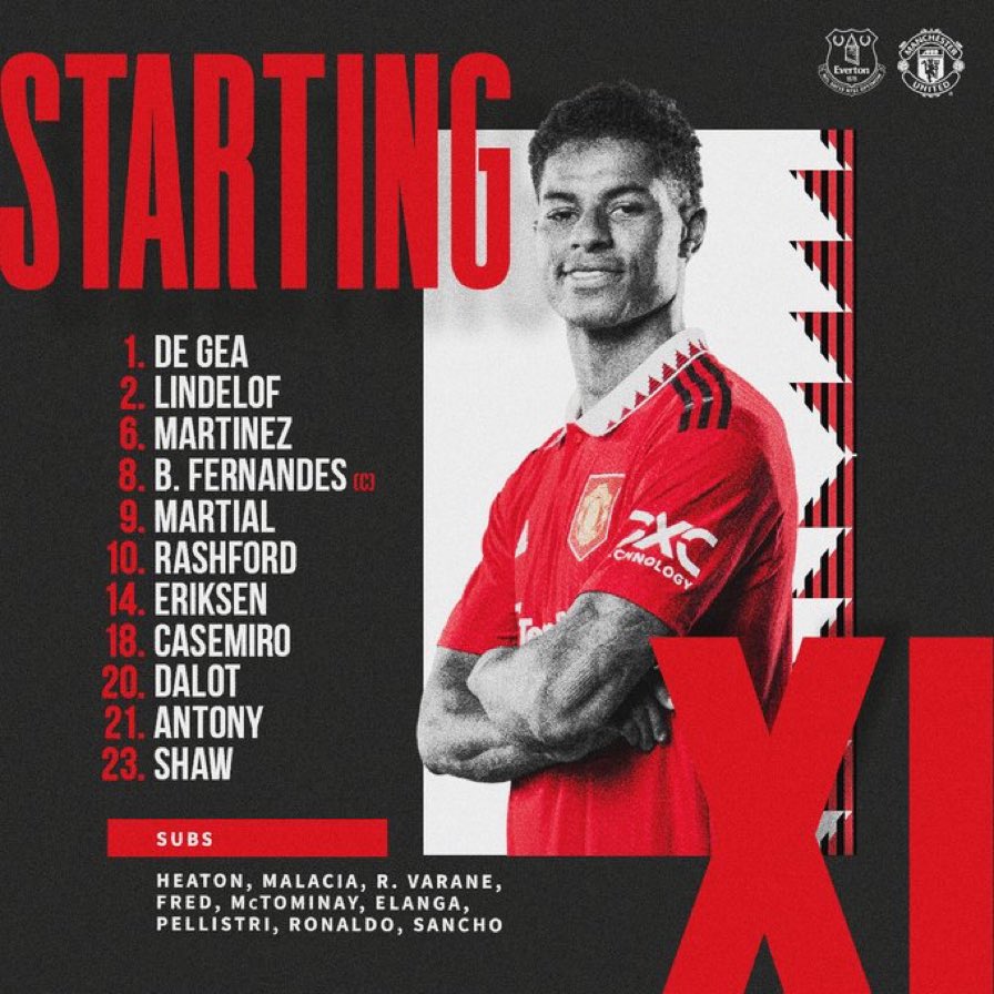 ManUtd_ID's tweet photo. 🥁 1️⃣1️⃣ utama malam ini melawan the Toffees... 👊

#MUFC || #EVEMUN https://t.co/9LpuscT5is