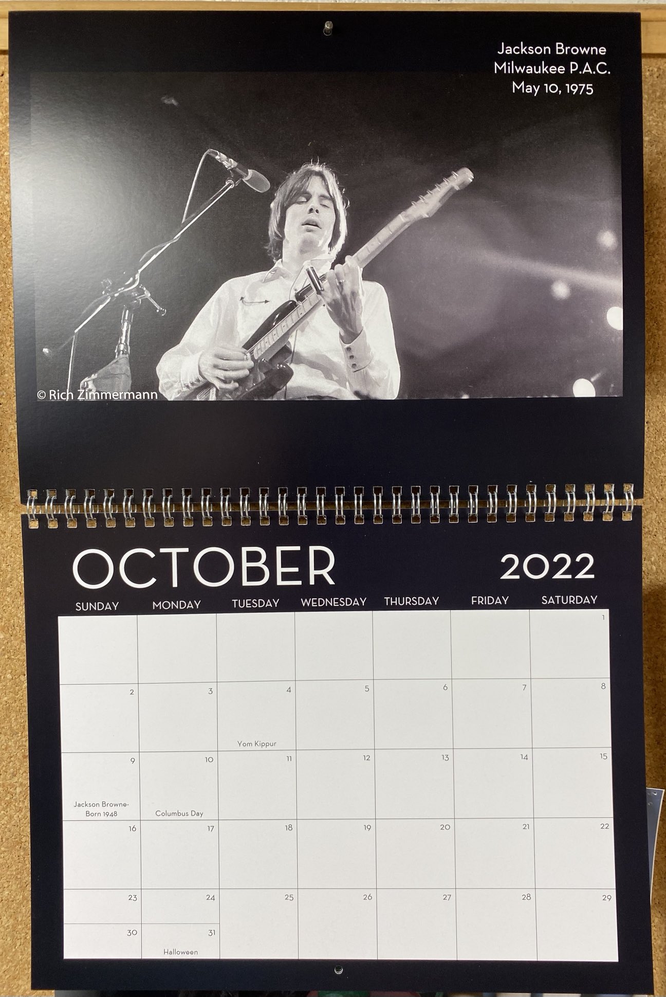 Happy birthday to Jackson Browne!
My Rich Zimmermann Photography calendar musician of the month! 