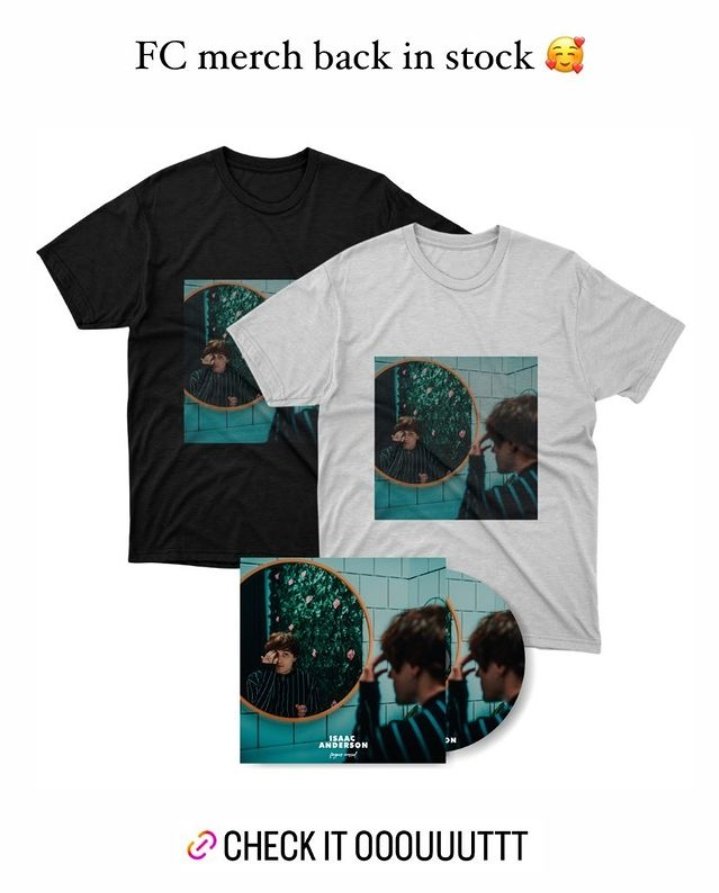 IsaacFansMexico's tweet photo. 'Fingers Crossed' merch de nuevo en existencia

Compra en: https://t.co/Hpdgx8ExFi https://t.co/IiPkGvR0Ki