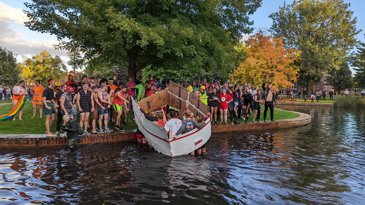 CentralCollege's tweet photo. Thank you to everyone who joined us on campus for Homecoming 2022. The spirit of the Central family is alive and well, and our hearts couldn’t be more full. 
No matter if you’re near or far or how much time has passed, know that you are always welcome home. ❤️🤍 #CUIHomecoming https://t.co/LLPuCBc2O8