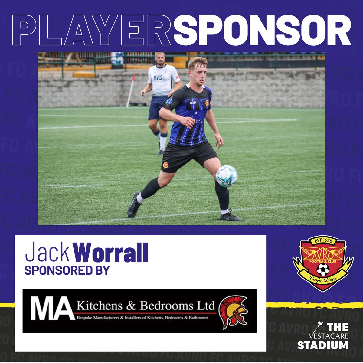 AvroFC's tweet image. Congratulations to Jack Worrall, who has been voted September Player of the Month by our supporters after pipping Kane Wallwork by the narrowest of margins, with Tommy Lent also securing more than 20% in third place.