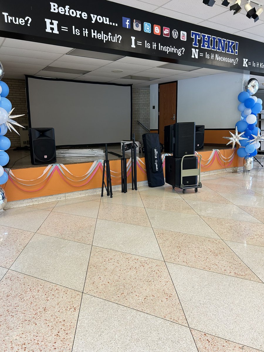 avsoundlights's tweet photo. Good time last night at the Tyrone HOCO held at the HS Cafeteria. It was estimated at 350 + attendees https://t.co/sDS0jLbtop
