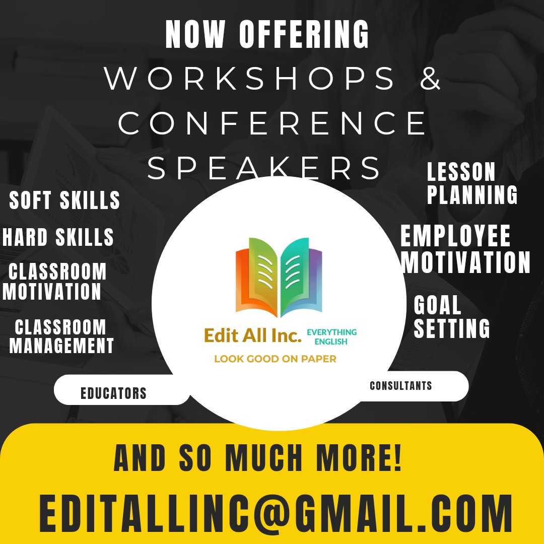 RomeLibRou's tweet photo. Need a motivational speaker or a speaker on teaching &amp; learning? Email editallinc@gmail.com to start the process! https://t.co/2HjvfE9mfx