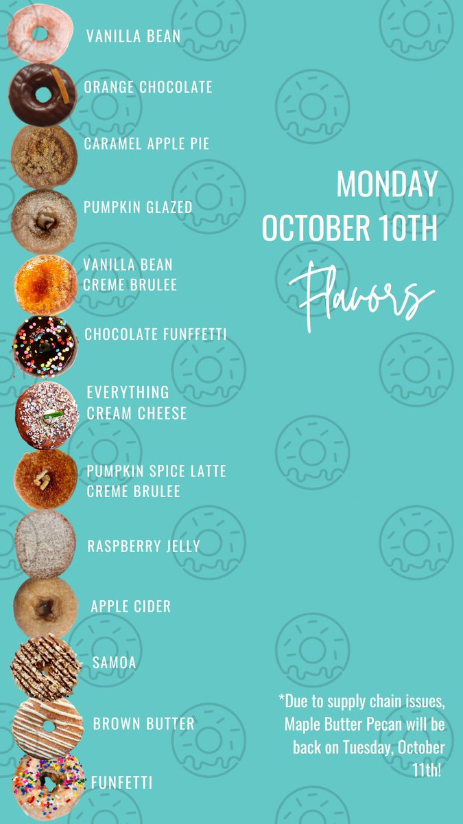 Hmmmm... starting a holiday morning with fresh doughnuts? Count us in. 🍩✍🏼☀️ #IndigenousPeoplesDay #Doughnuts #SmallBusiness