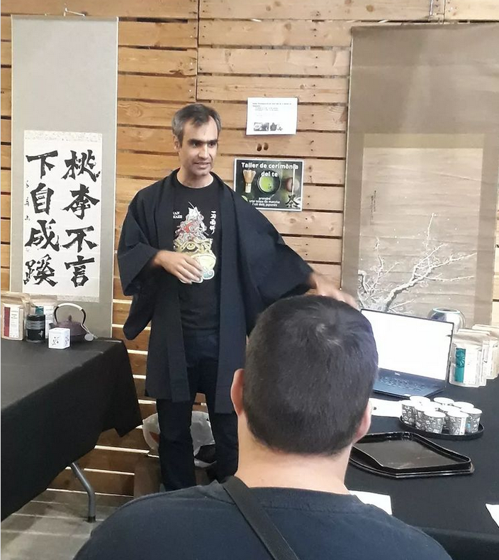 Una molt bona participació al taller d'introducció al té + tastet de té japonès <a href="/jordicata/">jordicata</a>  @catateacom @academiasomjapo <a href="/girocomic/">Girocòmic</a>