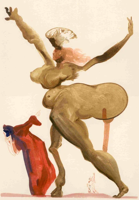 Illustrations from Dante Alighieri's THE DIVINE COMEDY by Salvador Dalí (1963-4). 