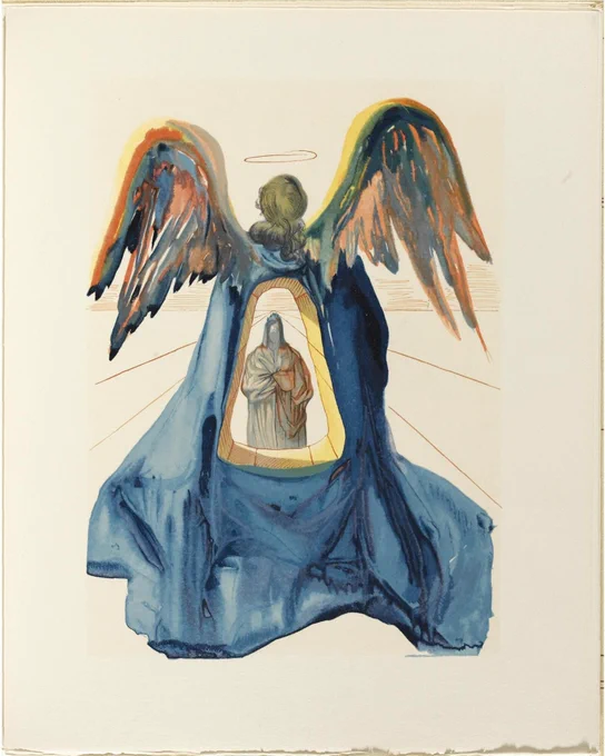 Illustrations from Dante Alighieri's THE DIVINE COMEDY by Salvador Dalí (1963-4). 
