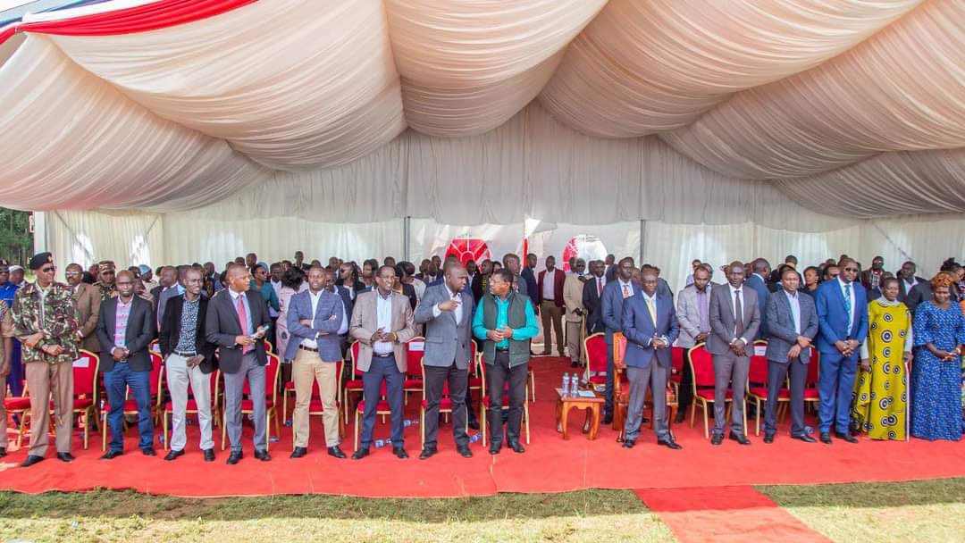 kipmurkomen's tweet photo. Accompanied the Deputy President HE Rigathi Gachagua to an Interdenominational thanksgiving service at Koilel Uasin Gishu County. The Lord says where two or three are gathered together in my name, there am I in the midst of them. Amen. https://t.co/aPG8YWZ0c5