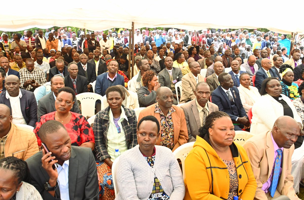 kipmurkomen's tweet photo. Accompanied the Deputy President HE Rigathi Gachagua to an Interdenominational thanksgiving service at Koilel Uasin Gishu County. The Lord says where two or three are gathered together in my name, there am I in the midst of them. Amen. https://t.co/aPG8YWZ0c5