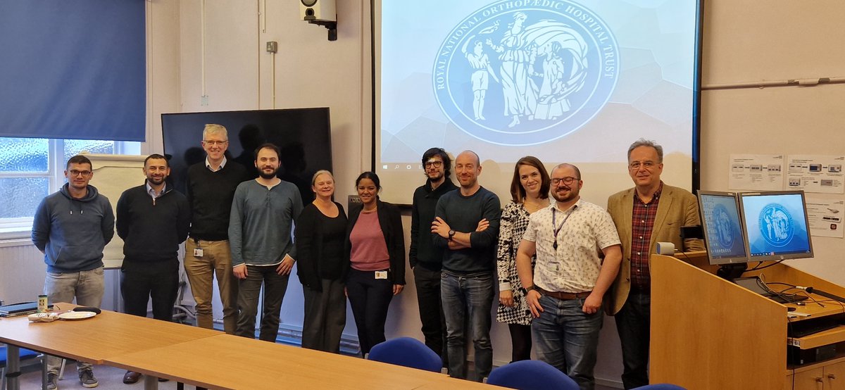 Fantastic meeting between <a href="/OncoEng/">OncoEng</a> and @RNOHnhs spinal surgeons and physios on Friday - so much opportunity teaming engineers and clinicians!