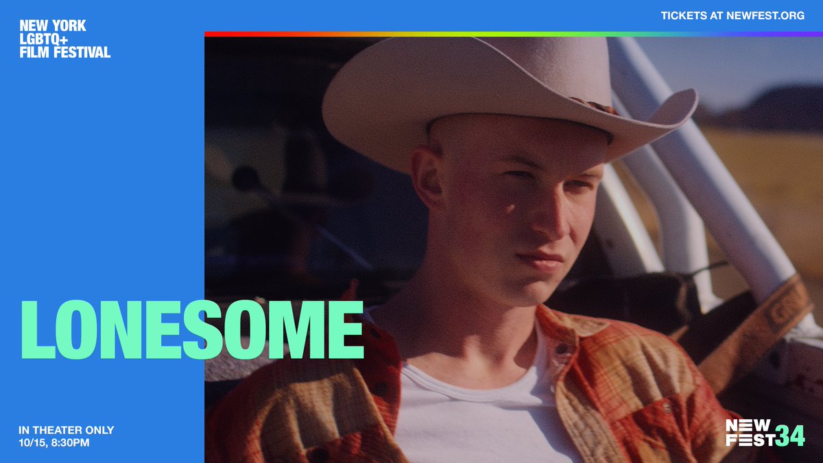 Ready to get steamy with #NewFest34 🥵?! LONESOME will be playing on Oct 15th! 

A handsome drifter falls in love with a charismatic hustler in the big city of Sydney.

For more info + tickets: newfest.org/events/lonesom…

📸: <a href="/NewFestNYC/">NewFest</a>