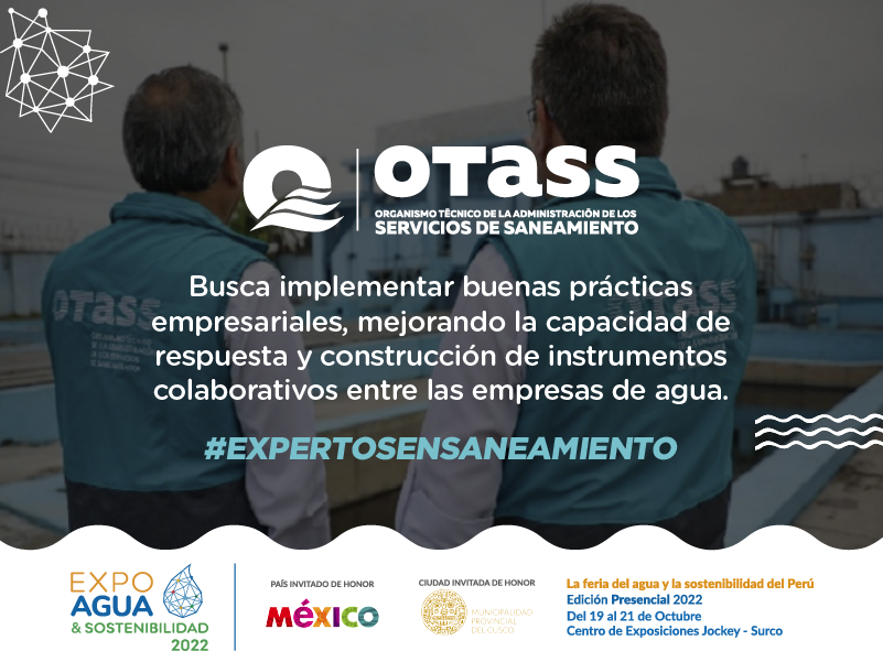 OtassPeru's tweet photo. 📍#Otass participará este 19 en la primrra jornada de #ExpoAguaySostenibilidad, la más importante feria de desarrollo sostenible especializada en agua y saneamiento, gestión de residuos sólidos, energías limpias y responsabilidad empresarial.

👉🏼 Más aquí: https://t.co/KtaTPI2ctv https://t.co/1Sb34ROTxi