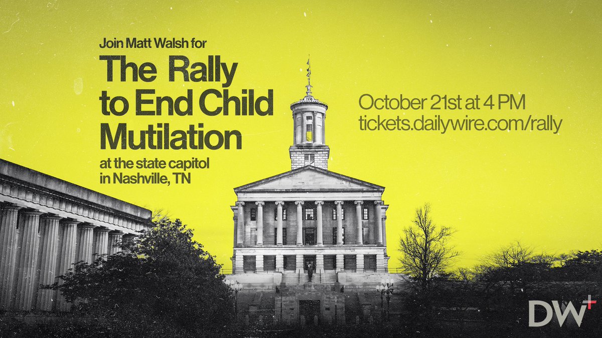 Vanderbilt pausing its child mutilation procedures is a big victory but the battle isn’t close to over. Join us on October 21 as we fight to permanently ban this butchery everywhere in Tennessee.