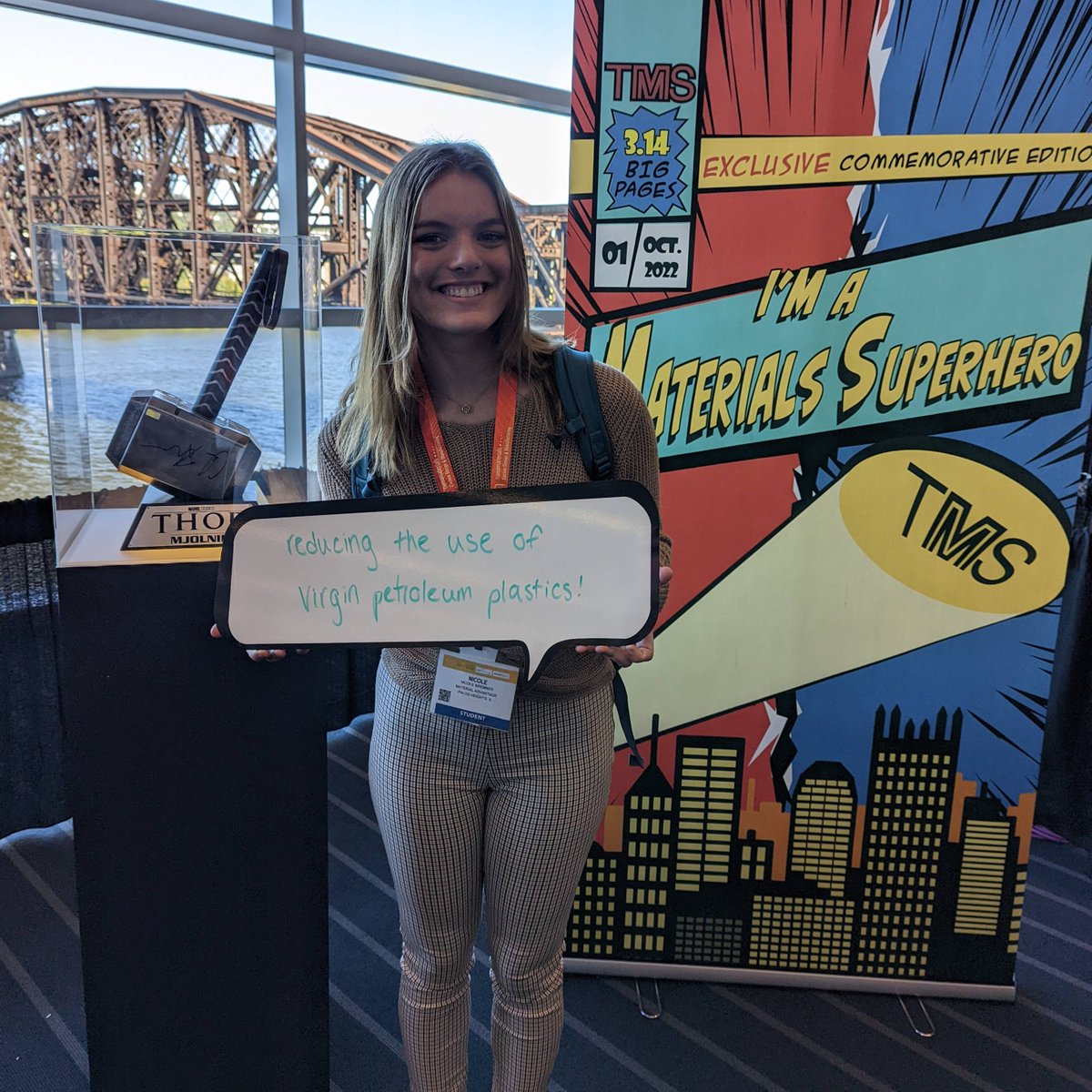 TMSSociety's tweet photo. This #TMSFallMeeting we're celebrating all the amazing things our members work on that make them real-life superheroes. Stop by the TMS Society Lounge at #MST2022 and tell us your story!
#MST22 https://t.co/UEn2jLJ1KG