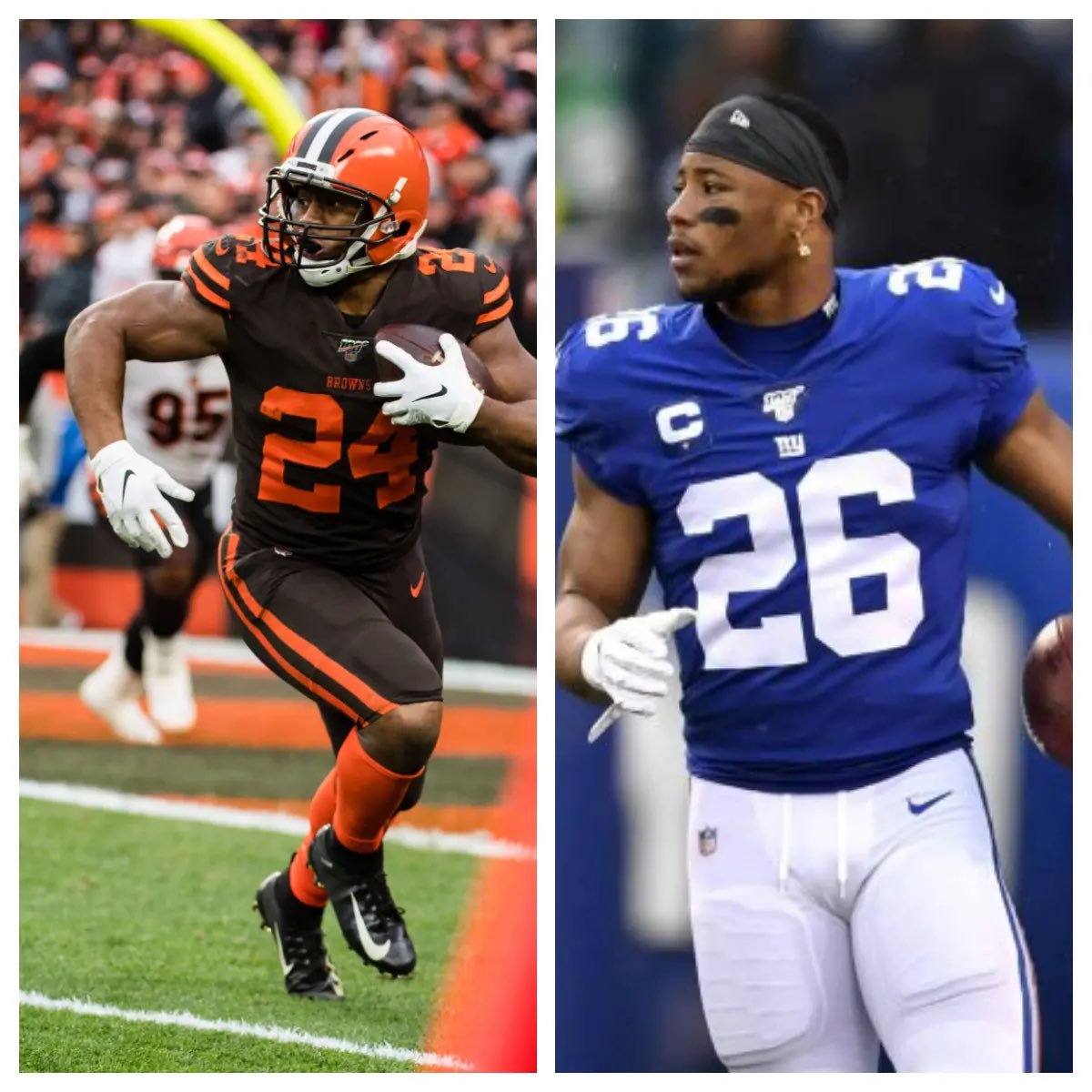 Who is the better RB?

❤️ for Nick Chubb
🔁 for Saquon Barkley