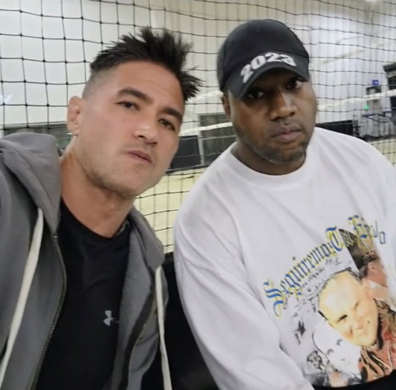 Ye Updates (Fan Account) on Twitter "Ye at North’s basketball game