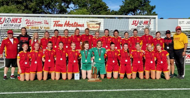 BREAKING: <a href="/HC_Crusaders/">Holy Cross Crusaders</a> take their first ever jubilee trophy national womens title with a 3-0 win over Ontario! Team was undefeated through the tournament