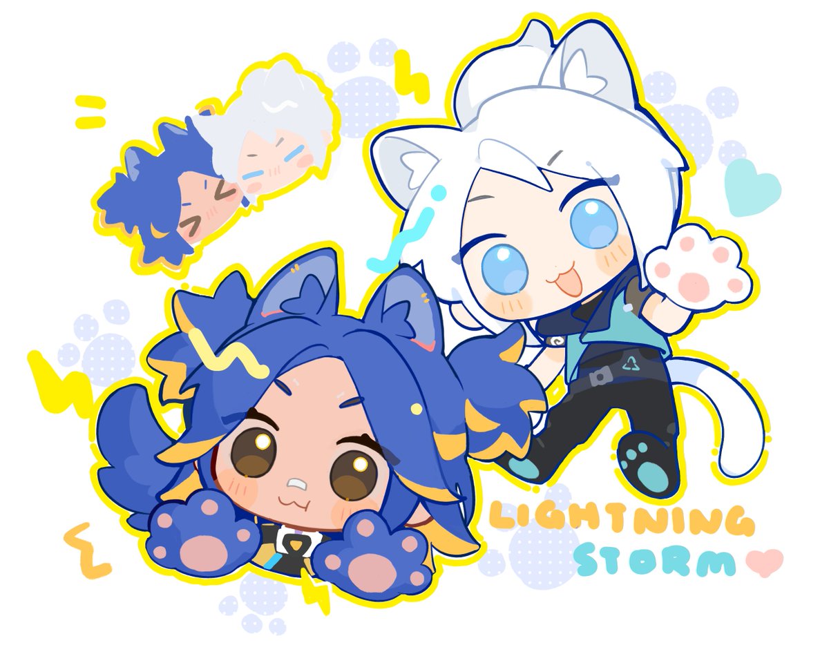 yuuuocha's tweet photo. 💕#lightningstorm #VALORANTart https://t.co/L0KdKKZiCx