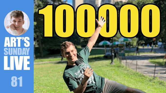 4 pm EST 100k celebration join me ❤️ https://t.co/eqsNuiUfF4