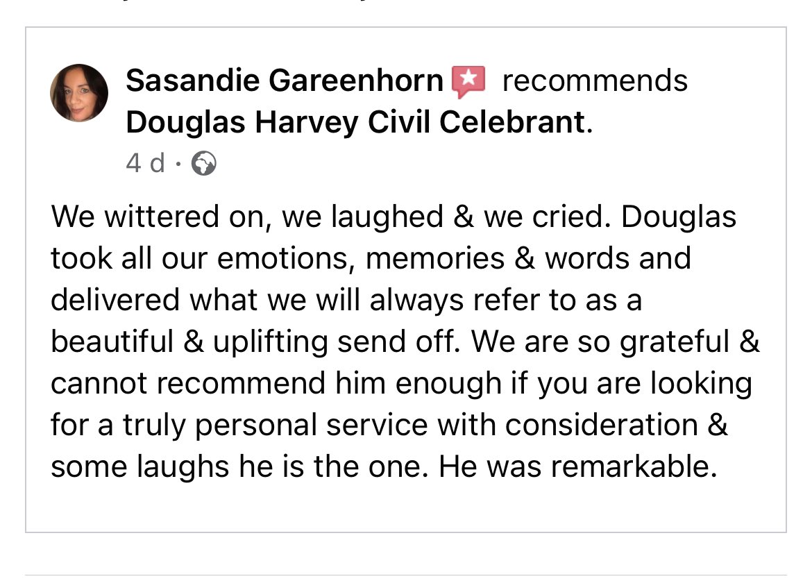 Douglas Harvey Civil Celebrant