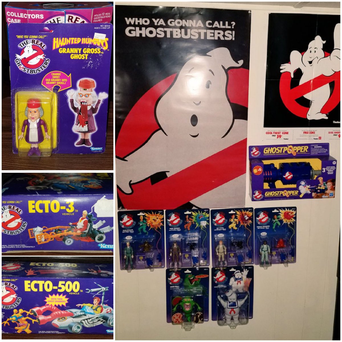 Ghost fever griped New York yesterday back in 1984 and it griped me in the same year. Here's a little bit of my collection.🤘👻🚫 #Ghostbusters #WhoYaGonnaCall #IAintAfraidOfNoGhost #BustingMakesMeFeelGood #TheRealGhostbusters