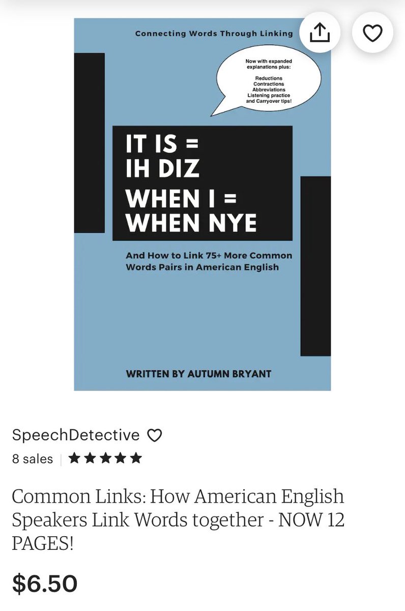 Do you want to understand English language vowel sounds or have your have your English sound more natural?
Check out these awesome books you can order on speechdetective.com

#SLP #slpeeps #Speech #Accent #accentmod #speechtherapy #blend
