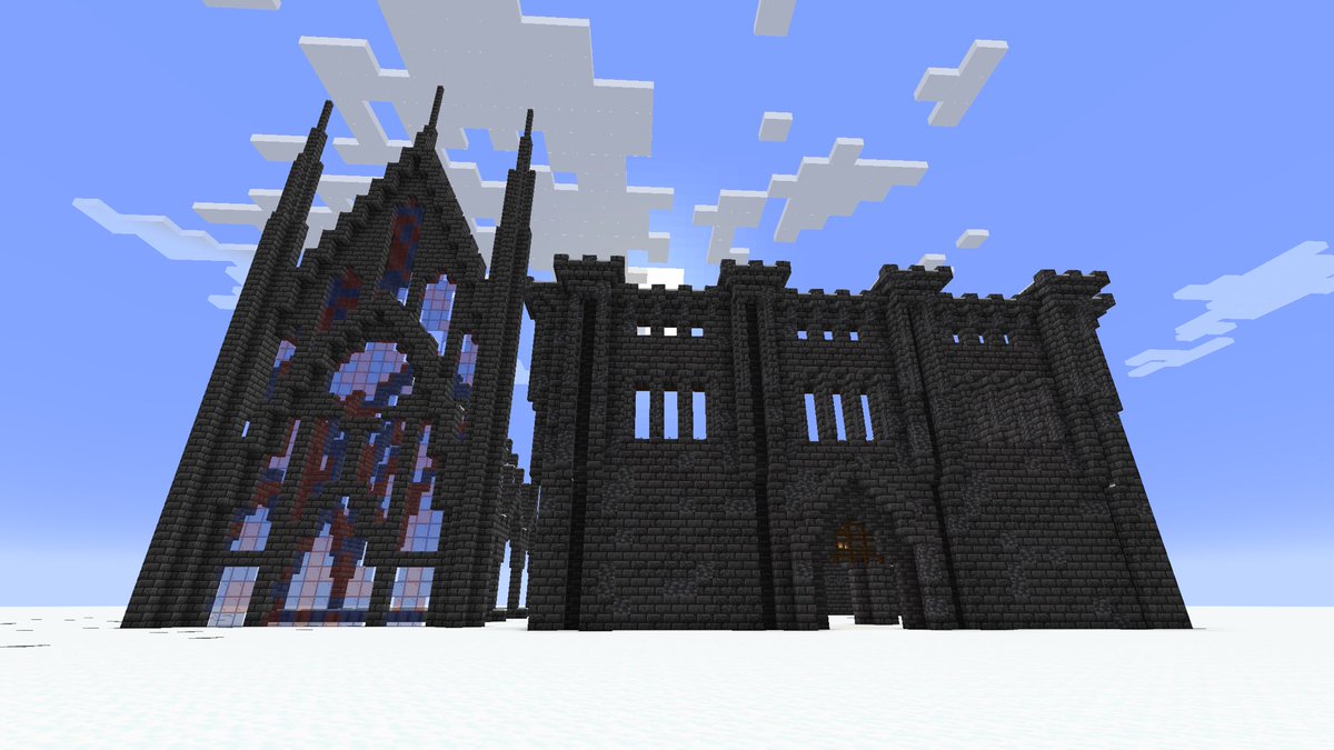 IntegralZero's tweet photo. I’ve been playing around with Gothic architecture for my next big #Minecraft build. Found a fantastic Gothic arch tutorial from Shells124 on #YouTube. What do you think so far?
.
.
.
#gothicarchitecture #worldedit #minecraft #creative #design #mojang #deepslate #stainedglass https://t.co/bINQgSxZyq