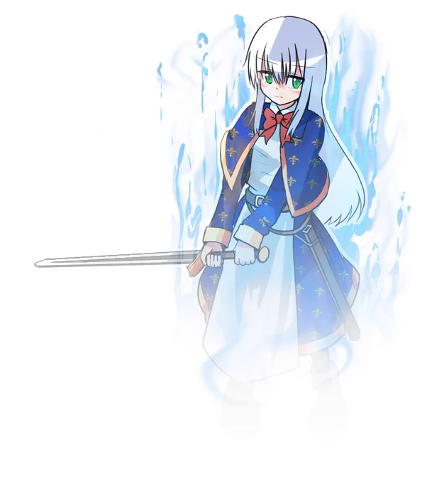 ルネ・ルブランシュ(生前)⇒(幽霊)⇒(ステラナイツ変身後)騎士として戦死したあと、千年のあいだ幽霊として様々な世界を渡り歩いてきた。ヒーローを志す少年と出会ってステラナイツとして活動するようになる。楽観的な性格。幽霊だけど幽霊がこわい。 