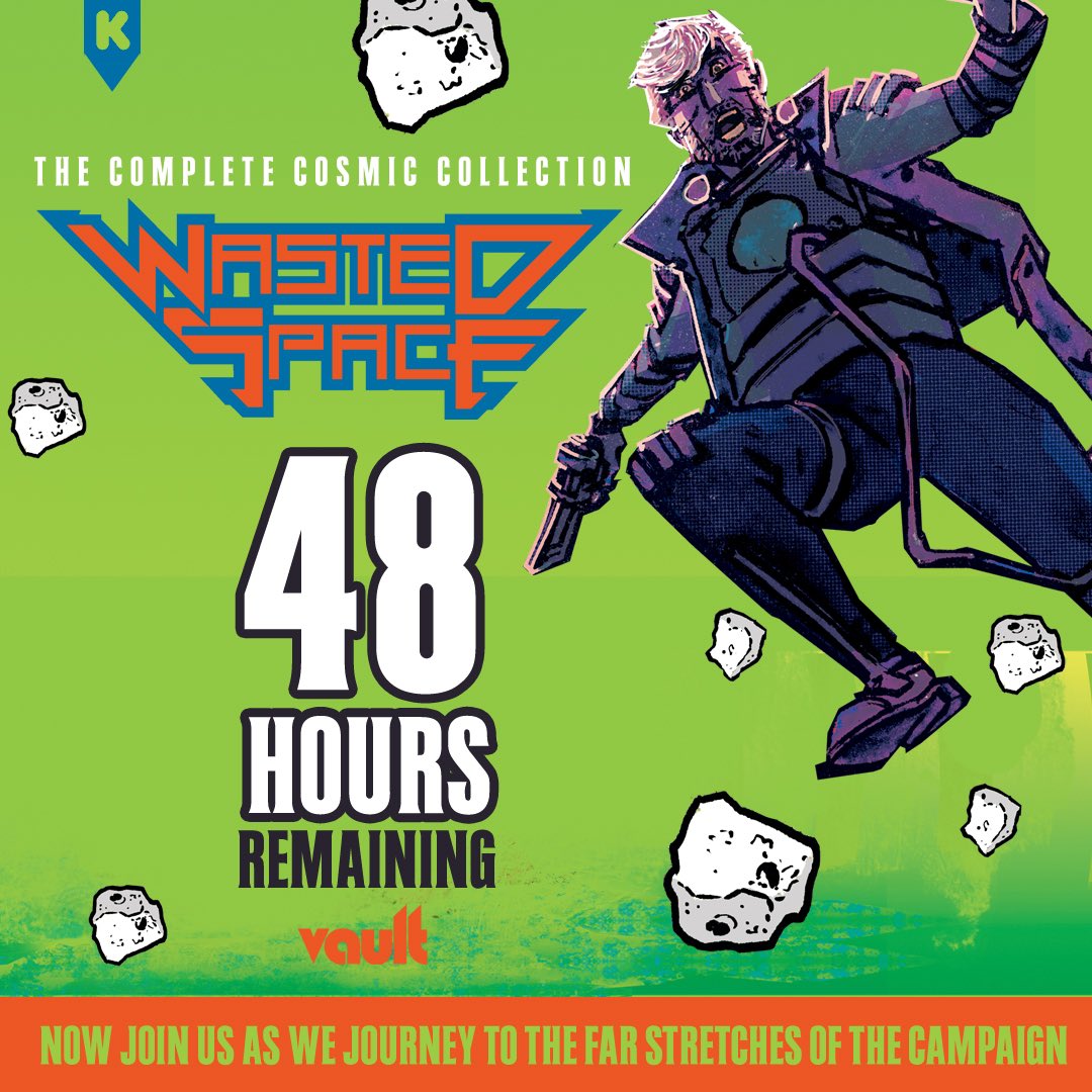 48 hours left to back Wasted Space on Kickstarter! This Galactic Deal is almost gone! Back it today!

kickstarter.com/projects/vault…