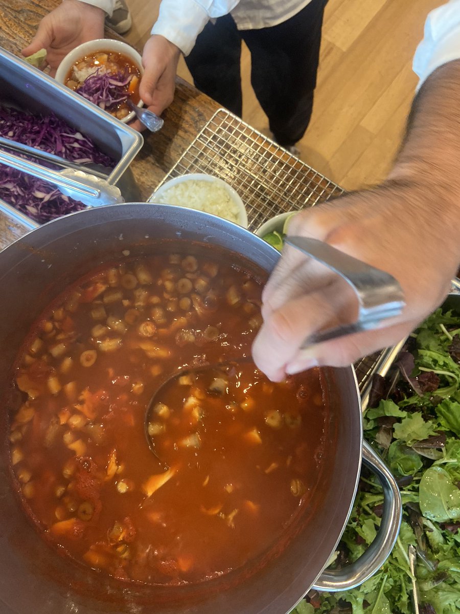 paytoncurry's tweet photo. Sending the team to Church, before service begins.

Happiness is an inside job, and so is Pozole. https://t.co/6aTKSGNpnM
