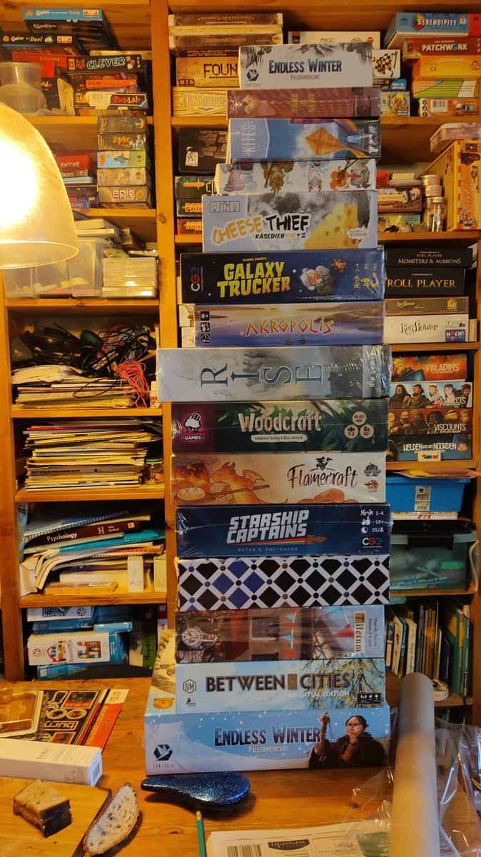GeekcalledKat's tweet photo. We had an amazing time at #SPIEL2022 and came home with these beauties! https://t.co/H31pgiJnHf