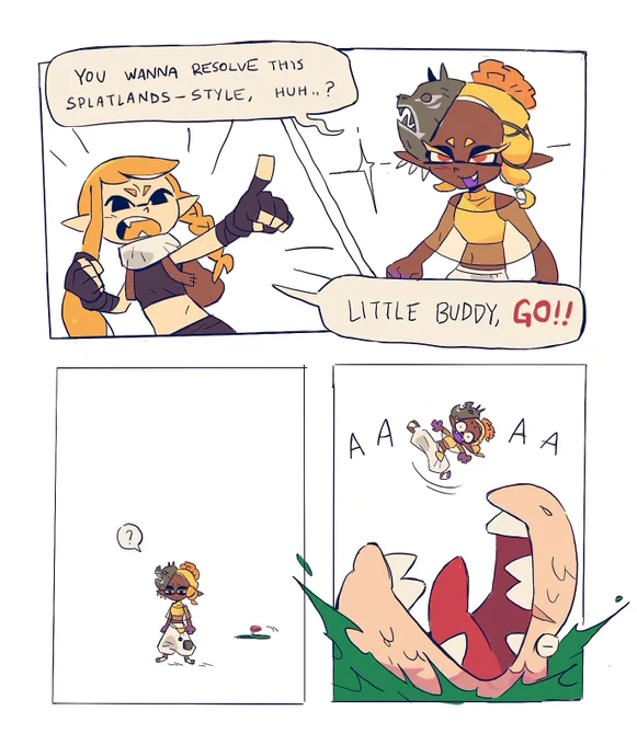 storymode but instead of smallfry I get my fav salmonid as my buddy 