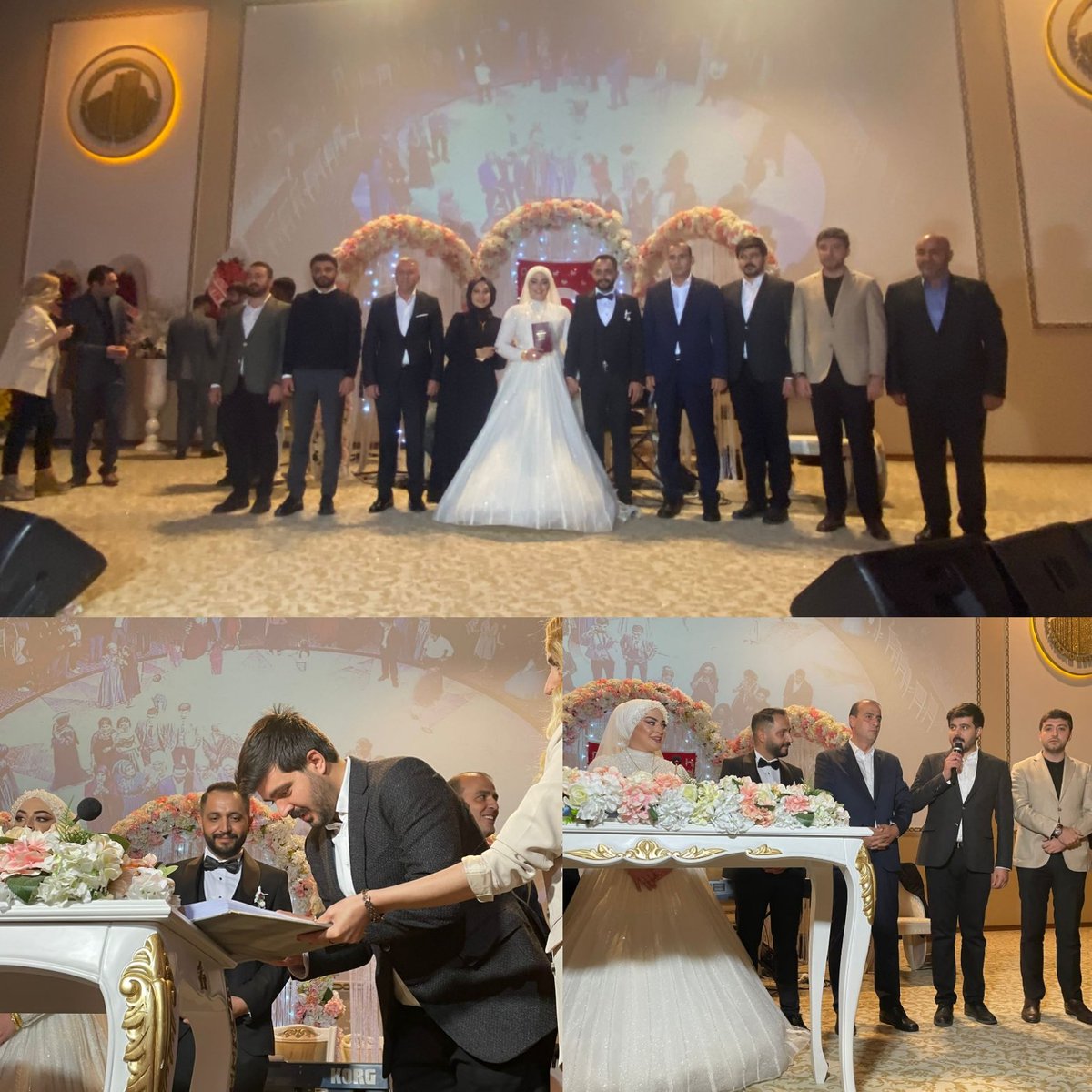AliOsmanOzdemir's tweet photo. Daha önce birlikte görev yaptığımız değerli arkadaşım Furkan Koca ile Zeliha Coşkun kardeşlerimizin nikah akitlerine şahitlik ettik. Değerli arkadaşlarıma iki cihanda da saadet diliyorum. https://t.co/fEE03Xef7J