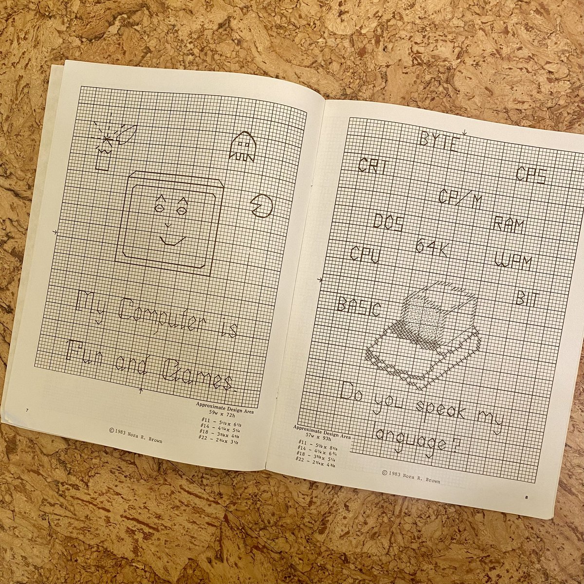 Computer Designs for Counted Cross Stitch, 1983