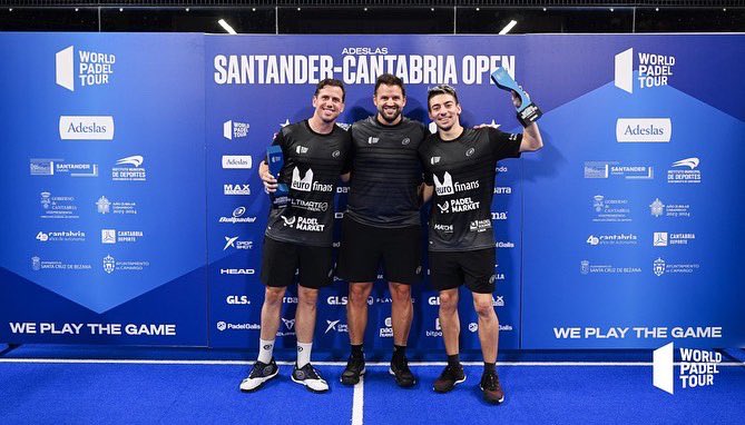 RodriOvide's tweet photo. 🏆CAMPEONES🏆
#wptsantanderopen⛵️ 
No podía haber mejor despedida pedazos. 
Gracias por haberme hecho partícipe de esta aventura. 
Siempre recordaré esta etapa con felicidad 🥹 sabiendo que disfrutamos de un gran equipo. 
Los llevo en el corazón ❤️ 
Por siempre “pedazos”
📻🎸 https://t.co/9uLuOAO7UO