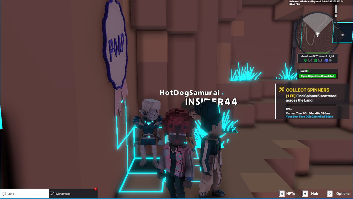 TTripoub's tweet photo. @TheSandboxGame @deadmau5 I just participated in the #SandboxAlphaS3Giveaway for a chance to win 500 SAND! Found George from the Metaglitch in @deadmau5's Tower of Light, check out my screenshot below!
👇 https://t.co/CNdOkfRgFO