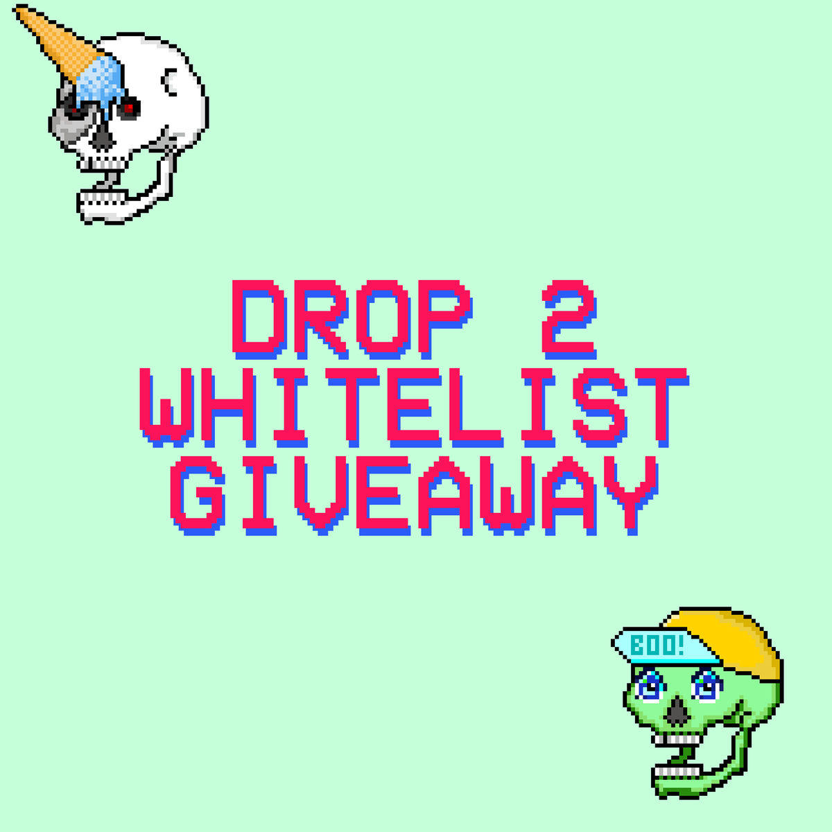 BonedSC_NFT's tweet photo. ☠️ GIVEAWAY ☠️

IT'S THAT TIME AGAIN!

We have an exclusive WL spot, good for 3 mints in our second drop to giveaway!🦴

☠️ FOLLOW @TotallyBonedNFT 
☠️ TAG 3 FRIENDS
☠️ LIKE AND RETWEET

 Check out all the skulls here from drop 1
☠️ https://t.co/3fCXtKXOaA ☠️

24hr

#HederaNFT https://t.co/x8aYdYLBMx