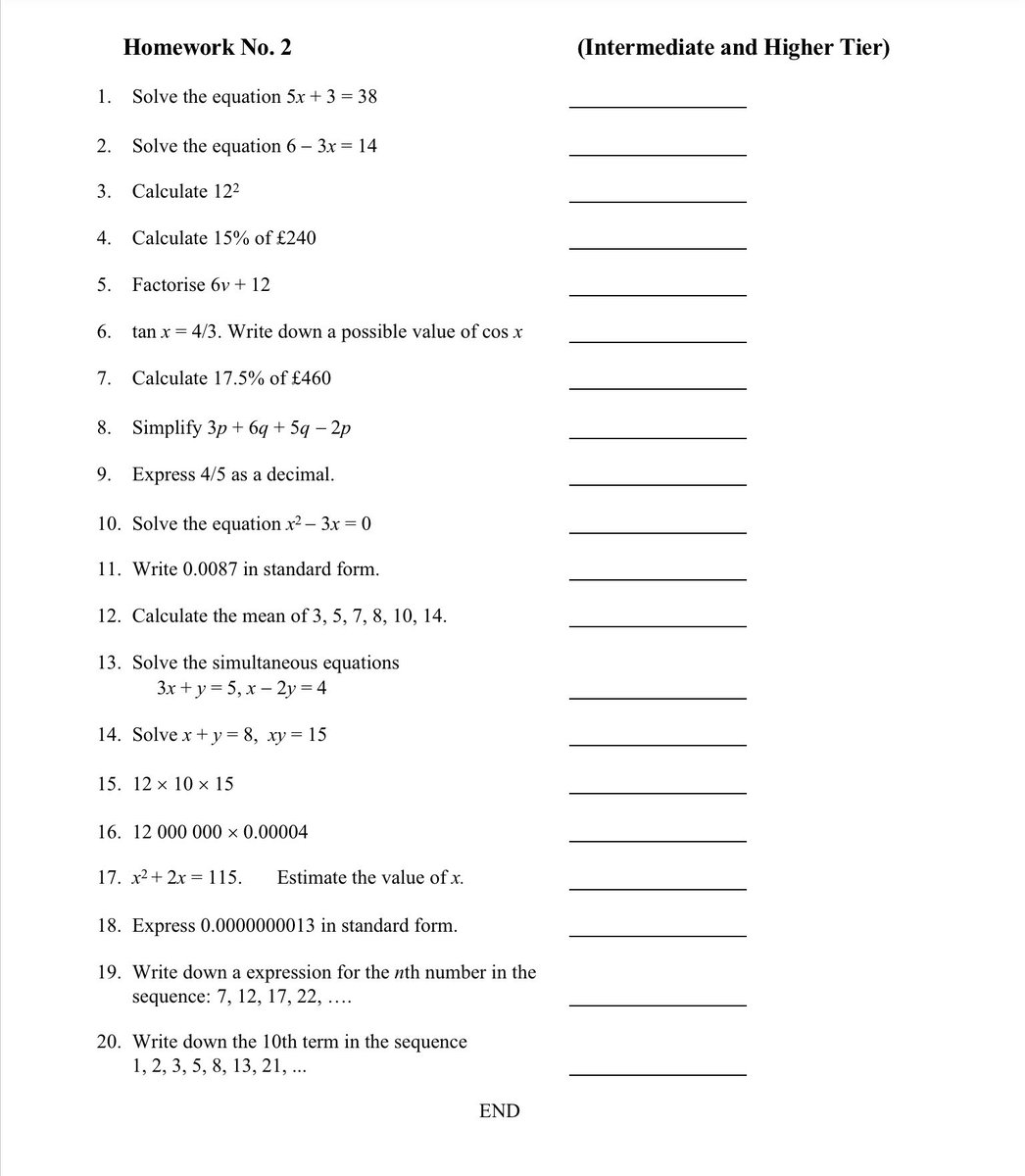MathsNot's tweet photo. Going back some years - who remembers the GCSE Maths Quickies Homework Sheets? A set of 20 still available on the emporium

https://t.co/PAFpM0xHDg https://t.co/eJagTquGen
