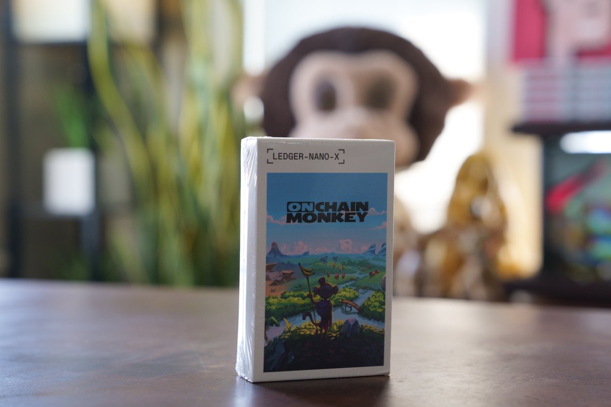 NftBytes's tweet photo. 🚨AWARENESS ALERT 🧵👇

Win this Limited Edition @onchainmonkey x @ledger hw wallet

To qualify:
✅ Own an MMBT (https://t.co/glNELDarpC)
✅ Claim an mbt.eth Subdomain &amp; Set as Primary (https://t.co/mb3hDvV6by)
✅ Rename your twitter name to end in mbt.eth e.g. @bitmonkeytv
🧵👇 https://t.co/HjWIv3PMZ8