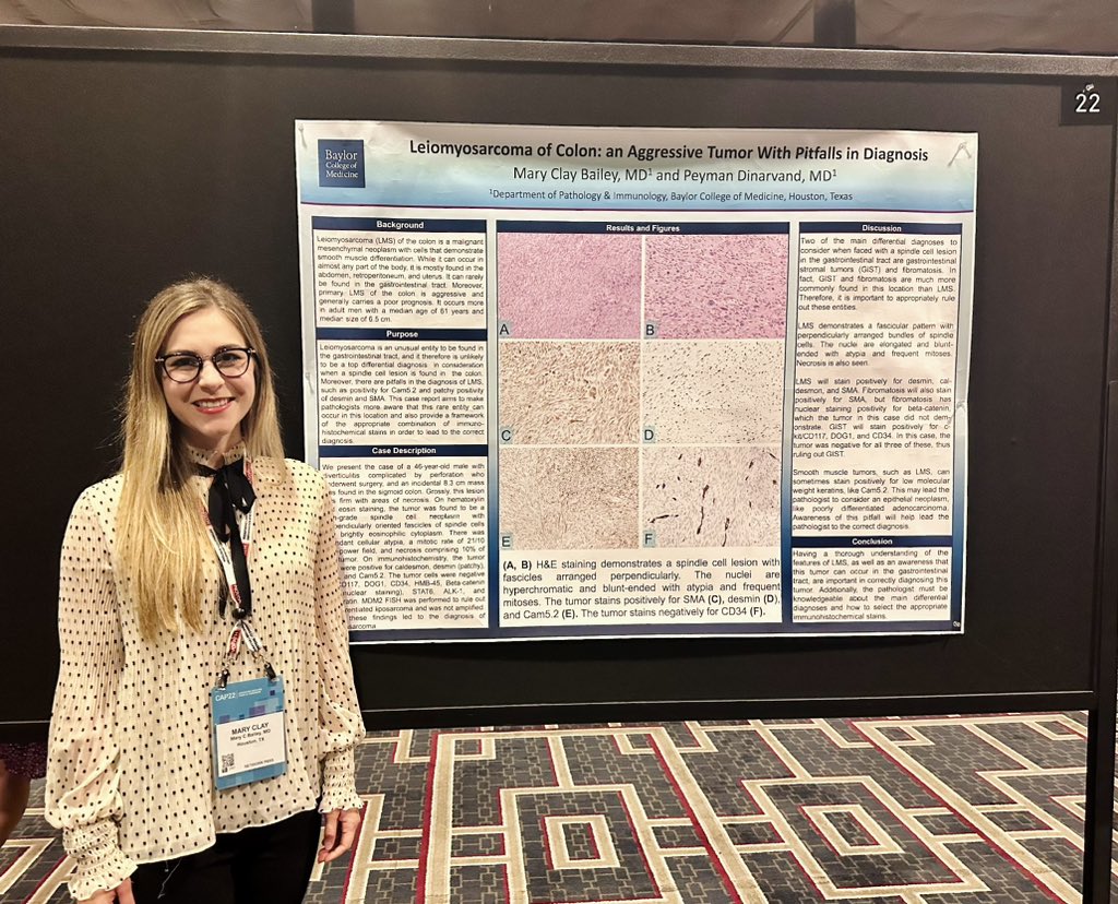 BCM_PathRes's tweet photo. First day of poster presentation at #CAP22 We’re so proud of our residents! @mcbailey_md @DDdcunha https://t.co/V85jaWDKHh