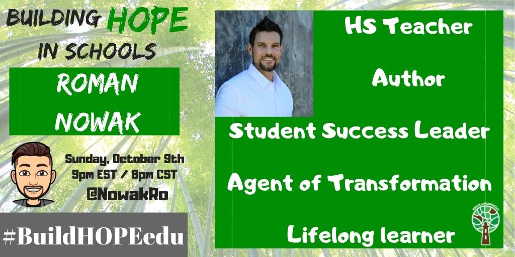 NowakRo's tweet photo. Good evening #BuildHOPEedu!

Great to be here! Happy Canadian Thanksgiving!

Roman from Rockland, Ontario.

HS Teacher/Authoer/Student Success Leader/Agent of Transformation/Lifelong Learner.

Something that fills me with gratitude...my kids, my family and my amazing friends. https://t.co/y3bHyfXFbr