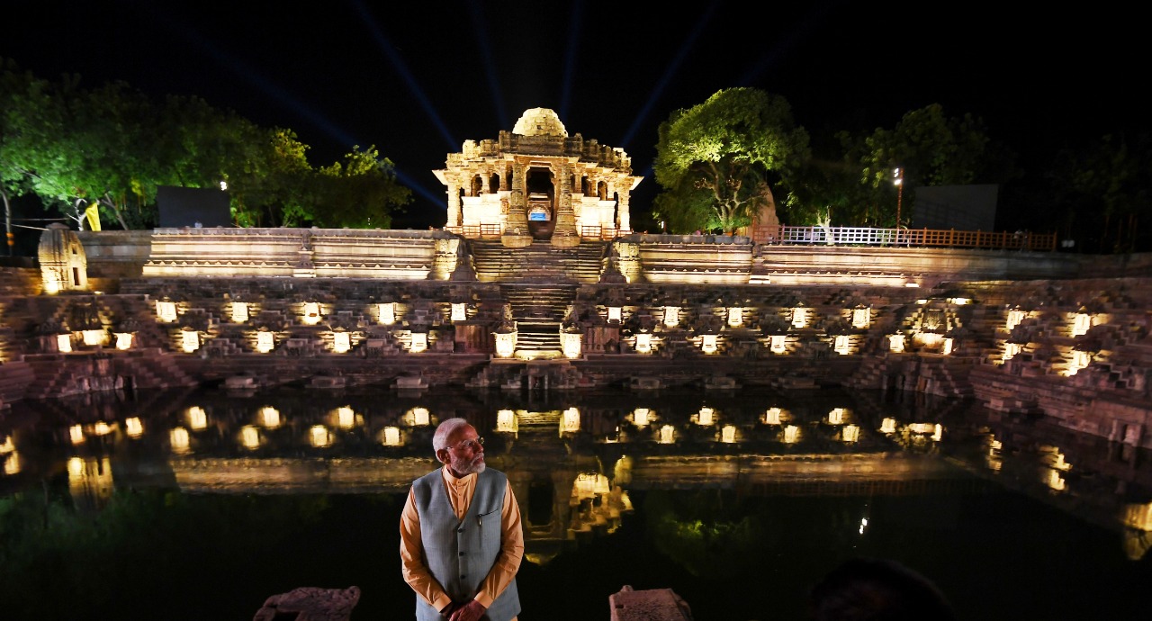pmo-india-on-twitter-glimpses-from-the-sun-temple-in-modhera-gujarat
