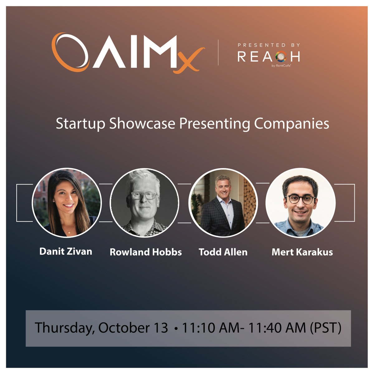 Join us at AIMx, a virtual event, on October 13th to check out the newest startups in multifamily: Bark Buildings, Stake, Connect and Oda Studios. Agenda and registrations at hubs.li/Q01pclQ-0