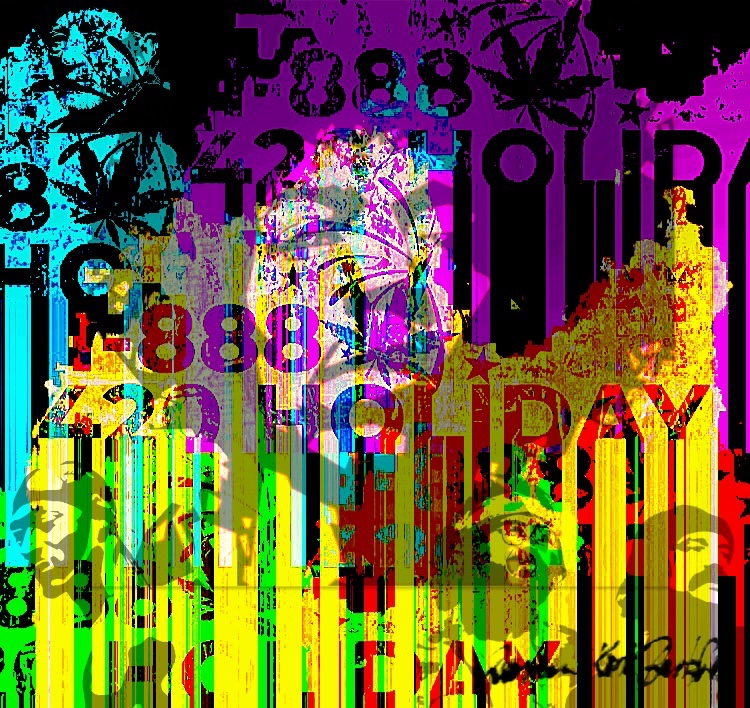 BecomeAPatron's tweet photo. ‘1-888-420 HOLIDAY’ by Darrin Keith Bastfield. For those who partake in the leafy festivities on this joyful holiday. #420 #NFTCommumity #nfts  #420holiday https://t.co/tEyjYAToMv