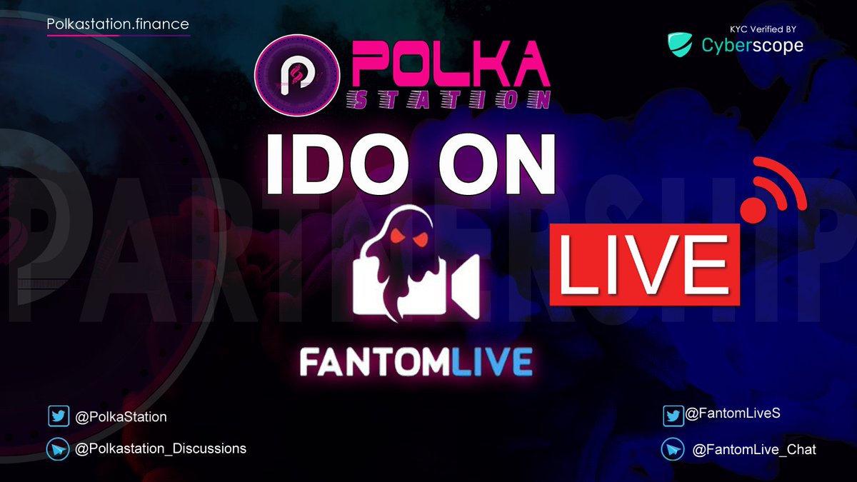 🔥$POLKAS IDO ON  <a href="/FantomLiveS/">FTL</a>  IS NOW LIVE🔥

We are now live on FantomLive! Participate now 🚀

👉 Link Pool: app.fantomlive.finance/fanlaunch/laun…